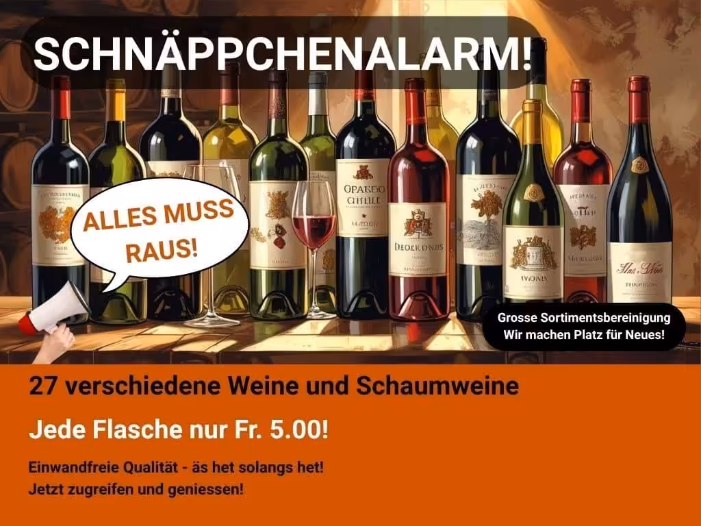 Schnäppchenalarm im Bünten-Chäller!