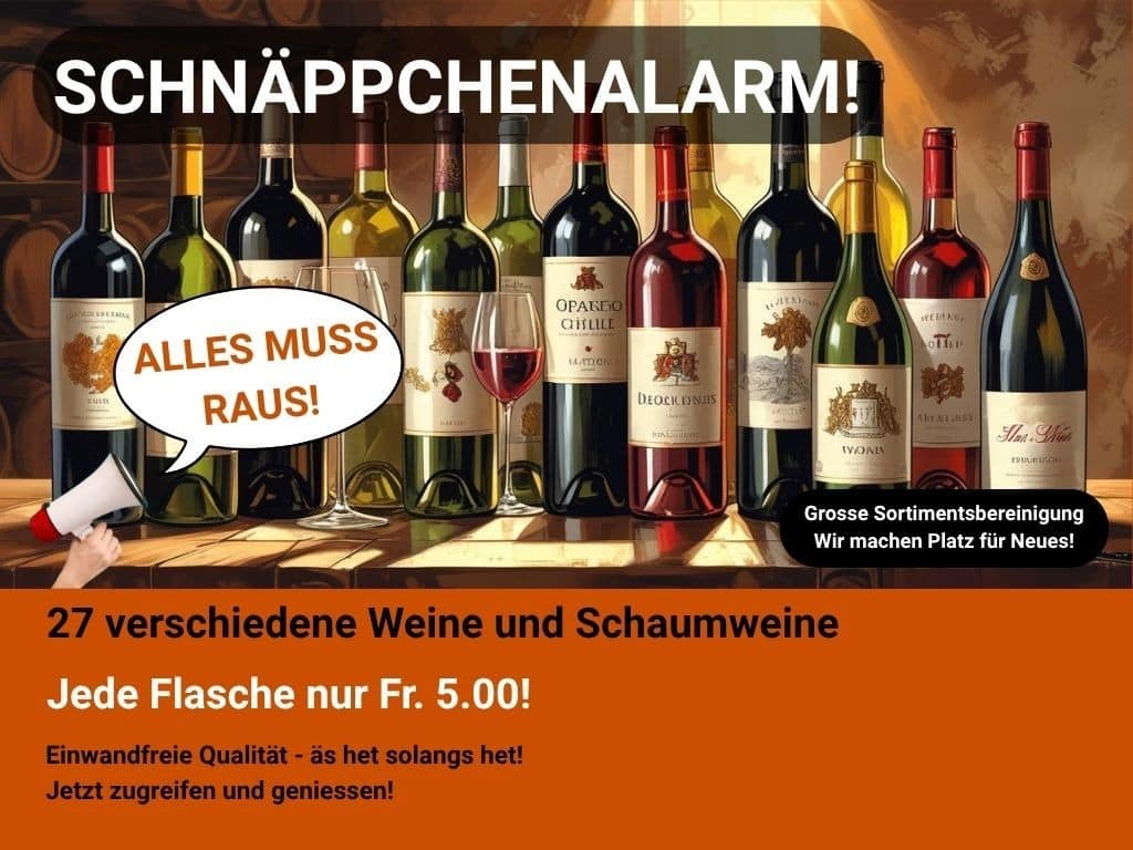 Schnäppchenalarm im Bünten-Chäller!
