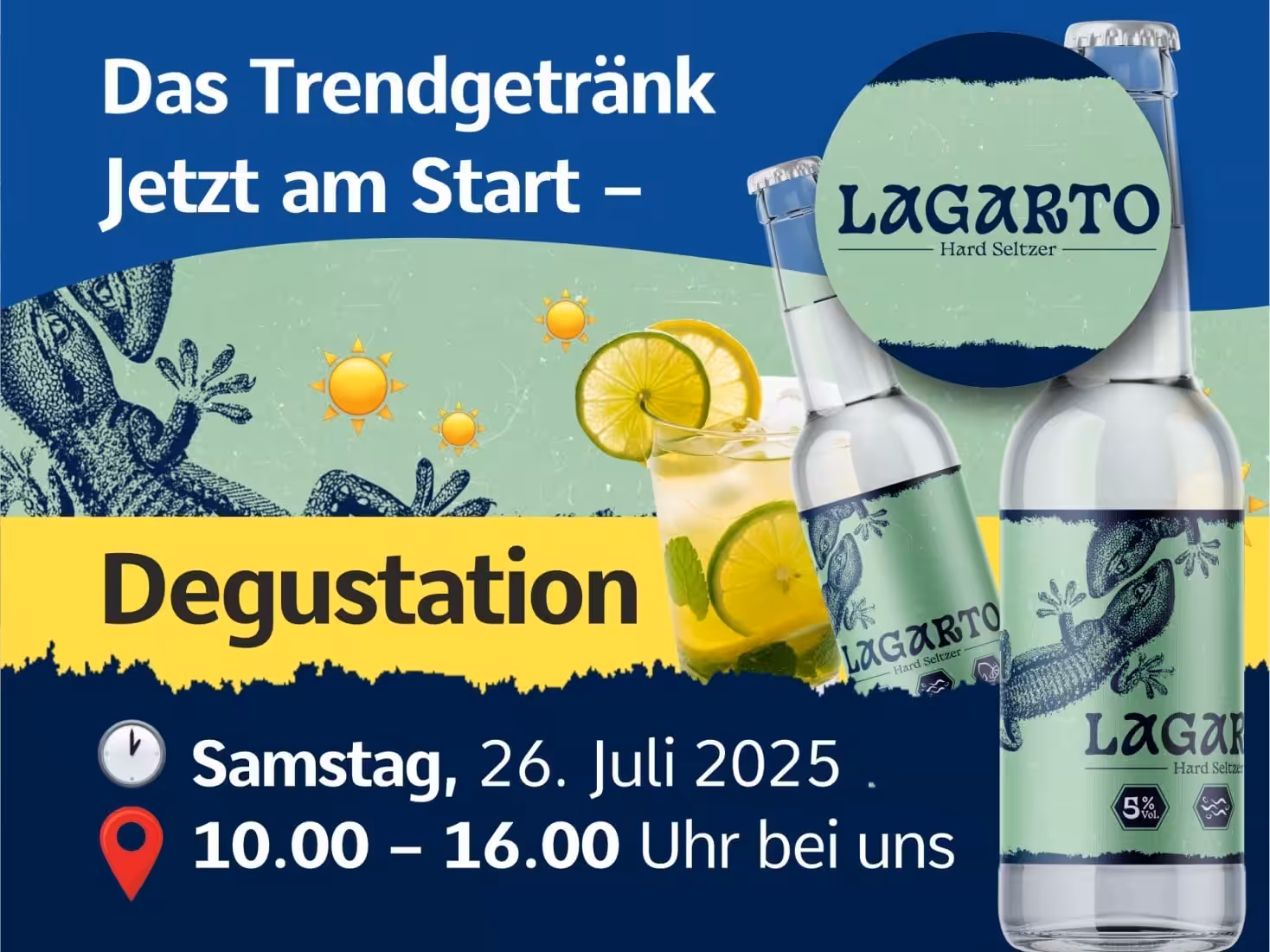 Neu – Lagarto, das Trendgetränk aus der Zentralschweiz