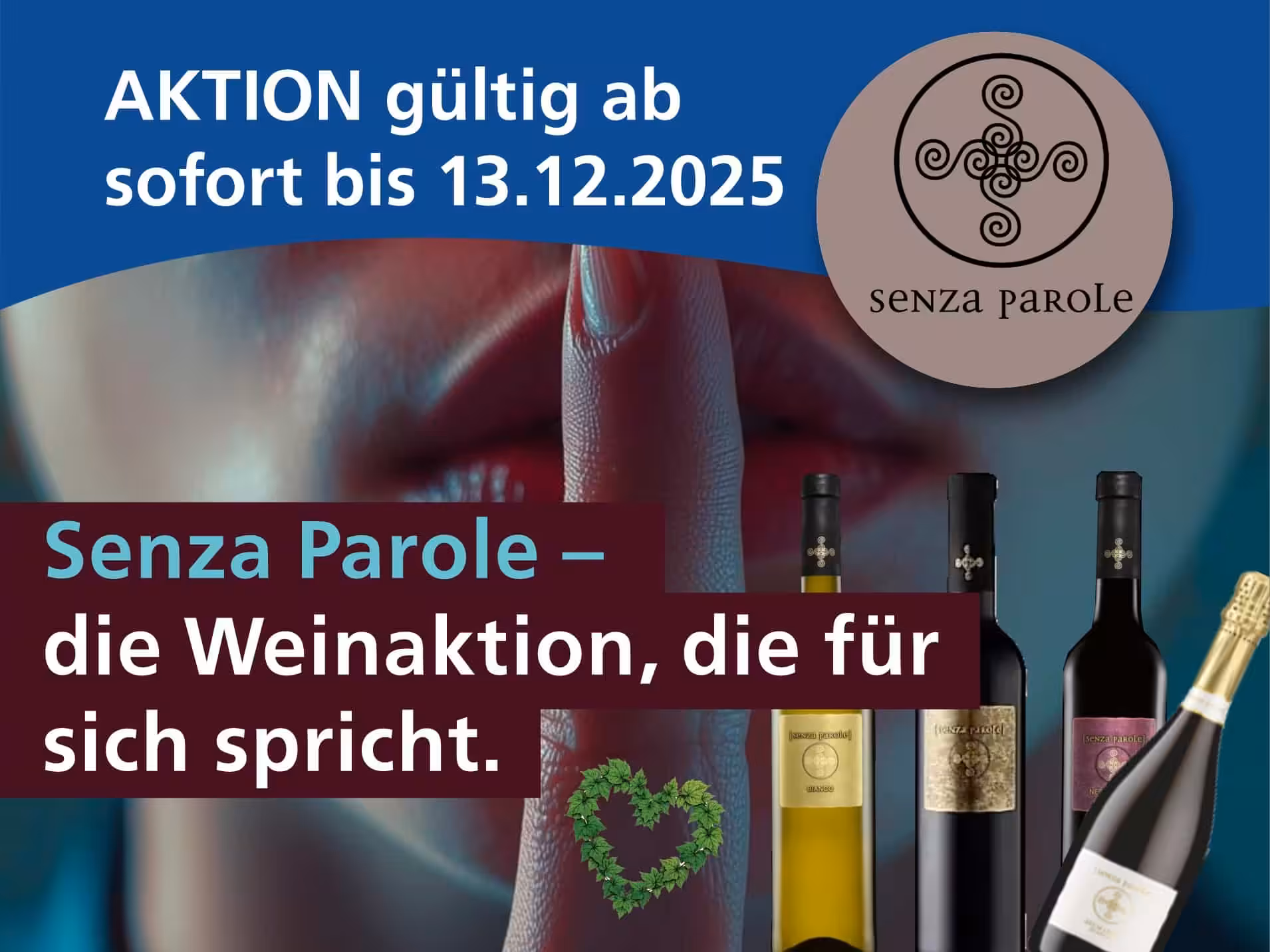 Senza Parole Weinaktion